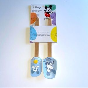 Disney Mickey Mouse Spatula and Spoon Set of Two New